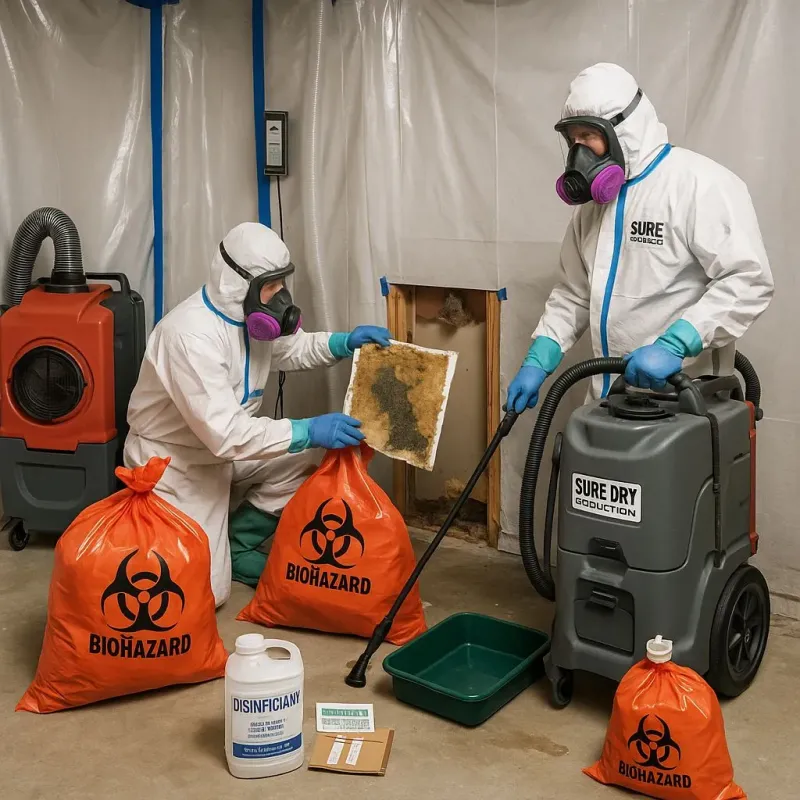 Contaminated Water Handling Protocols process in Crainville, IL