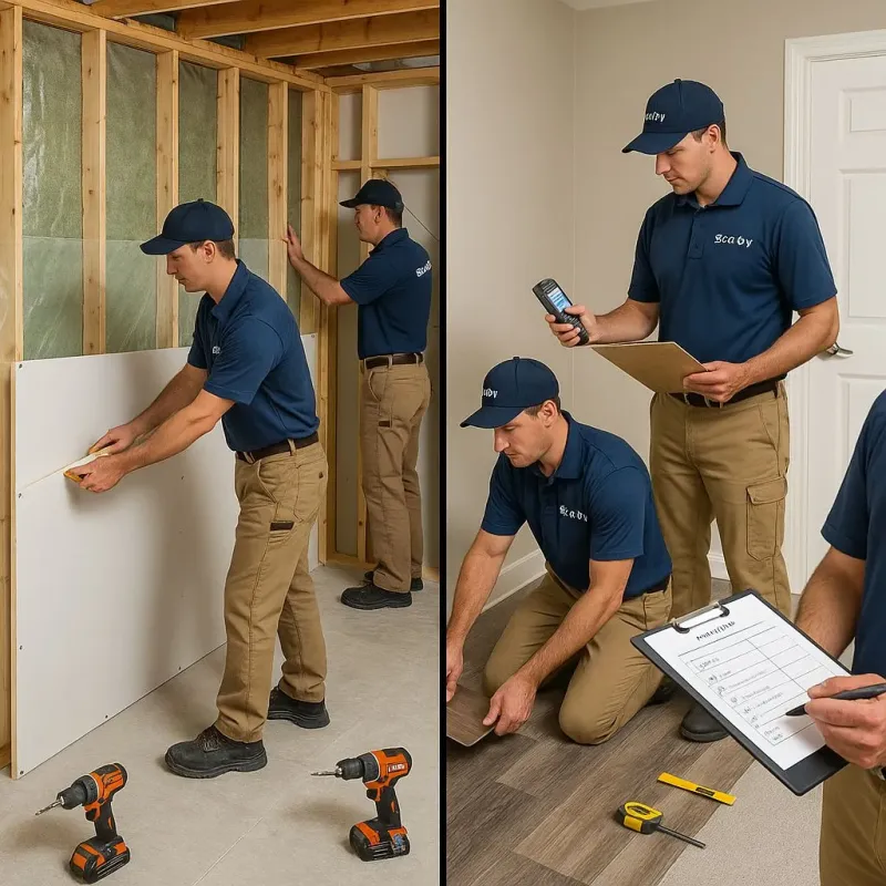 Repairs and Reconstruction process in Crainville, IL
